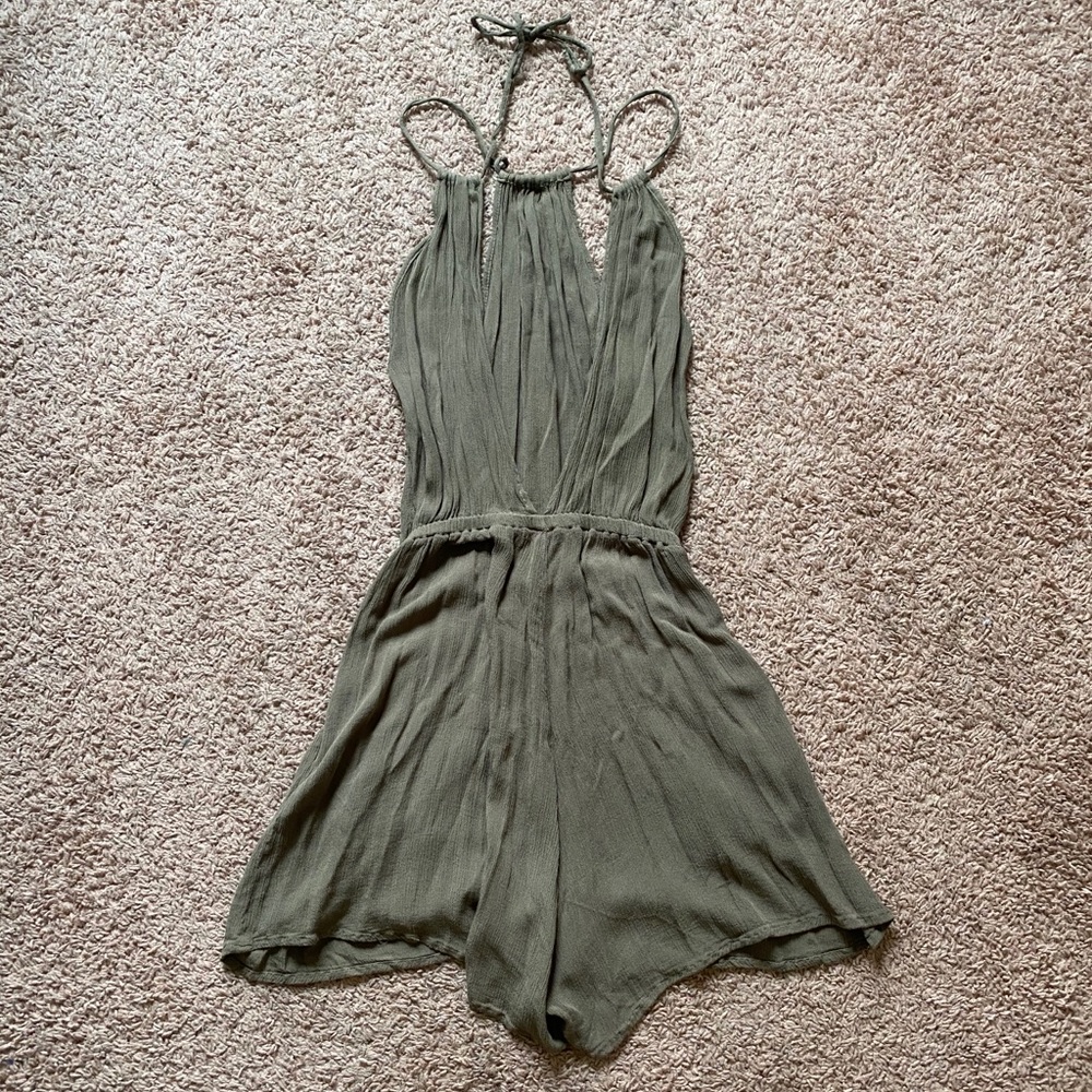 H&M Olive Green Romper